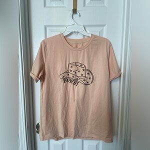 Cowboy hat Howdy western tshirt